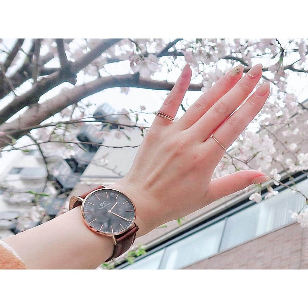 津田麻莉奈さんのインスタグラム写真 - (津田麻莉奈Instagram)「#newnail 💅 肌に馴染むナチュラルなグレージュに、シェルとゴールドのパーツを。中目黒 @chitta_nail さま、 いつも素敵なネイルをありがとうございます☺️🙌 ⁑ #newwatch は #danielwellington  茶色のベルトとゴールドがいい感じ。 いろーんなことがスタートする春、 手元からリフレッシュして、頑張りましょう🌸 ⁑ 4/14までDW New Start キャンペーンが実施されているそうです。時計と交換ベルトの自由な組み合わせが10％OFF、さらに15%OFFクーポンコード併用可。ギフトラッビングも無料でしてくれるのでプレゼントにも✨ ⁑ 使ってね👇 +:-:+:-:+:-:+:-:+:-:+:-:+:-:+:-:+:-:+:- 15％割引クーポンコード: marinal (有効期限は2019年4月30日) https://www.danielwellington.com/jp/ +:-:+:-:+:-:+:-:+:-:+:-:+:-:+:-:+:-:+:-:+:-:+:-:+:-:+ ⁑ ⁑ #ワンカラー #ワンカラーネイル #ニュアンスネイル  #グレージュネイル  #ネイルアート #ネイルサロン #ネイルデザイン #ネイル #ジェルネイル #パラジェル #パラジェルネイル #ネイルスタグラム #春ネイル #네일 #美容 #ダニエルウエリントン #ダニエルウェリントン #danielwellingtonwatches #nailstagram #nailart #nailsdesign #gelnails  #桜 #お花見 #sakura #まりなる #津田麻莉奈」3月29日 10時12分 - tsudamarinal