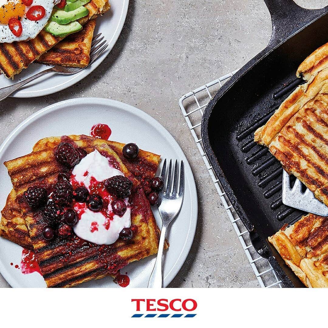 Tesco Food Officialさんのインスタグラム写真 - (Tesco Food OfficialInstagram)「Hmmm. Which of these delicious brunch ideas would mum love? Supercharged spinach croissants? Easy griddled waffles?  One-pan chorizo eggs or maybe a big berry omelette... If you’re going to spoil her, spoil her for choice!  Swipe → #MotherDay #FromTescoForMum」3月29日 22時06分 - tescofood