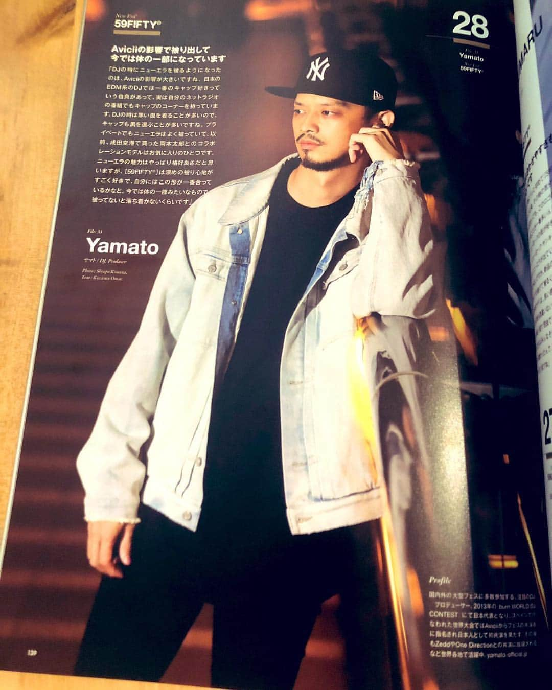 Yamatoさんのインスタグラム写真 - (YamatoInstagram)「‪on "The New Era Book / Spring & Summer 2019", a special New Era magazine. go and check it out」3月29日 21時07分 - yamatodj