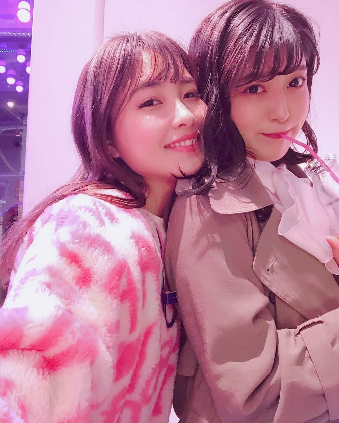 廣瀬なつきさんのインスタグラム写真 - (廣瀬なつきInstagram)「佐藤のみくさんと🥰💓 PEACHISTAで仲良くなったの💕 . 出会わせてくれた PEACHJHONに感謝🐰🥕 . #前髪切りました」3月29日 21時19分 - i_am_na2coooo