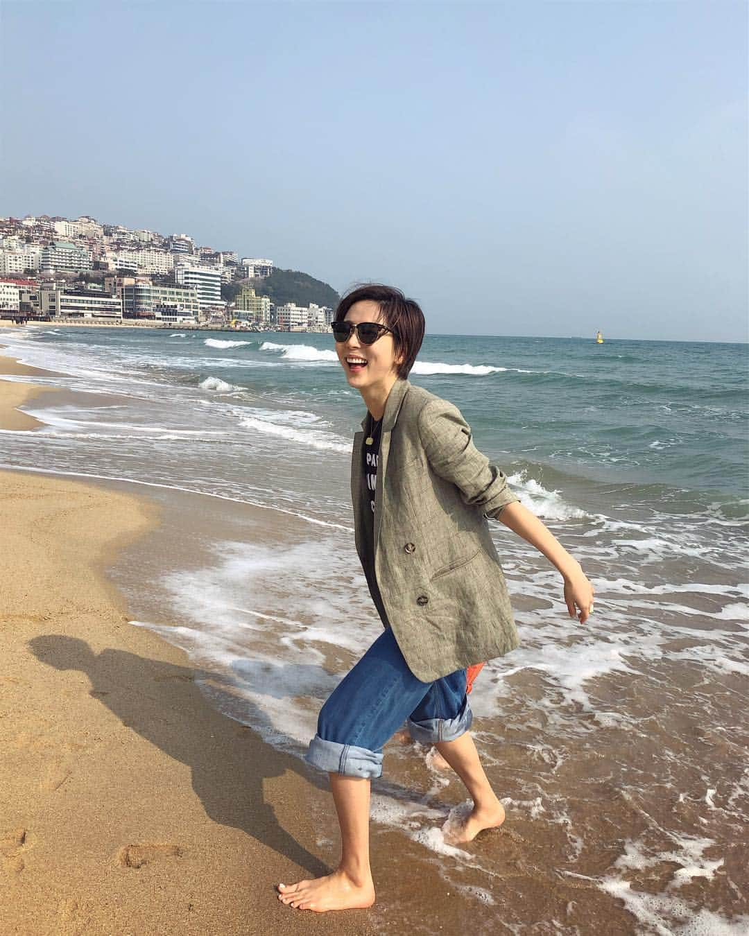 キム・ナヨンさんのインスタグラム写真 - (キム・ナヨンInstagram)「내가 참 좋아하는 도시, 부산 🌊」3月29日 21時25分 - nayoungkeem