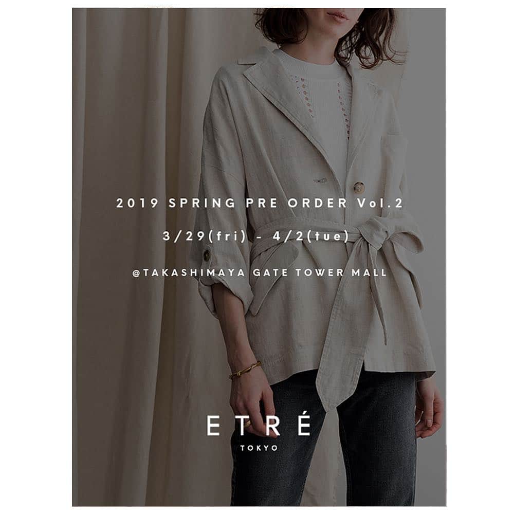 ETRÉ TOKYOのインスタグラム