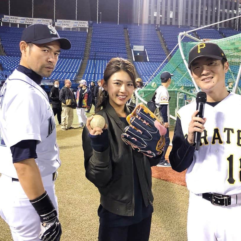 坪井ミサトさんのインスタグラム写真 - (坪井ミサトInstagram)「. . 夢のコラボ！？！？⚾️🤣✨ . . #神宮 #神宮球場 #47 #51 #夢のコラボ #伝説の #レジェンド #ニッチロー さんでした #桑田真澄 さん？ #桑田ます似 さんでした #baseball #野球 #野球女子 #fitness #fitnessgirl」3月29日 13時53分 - misato1030