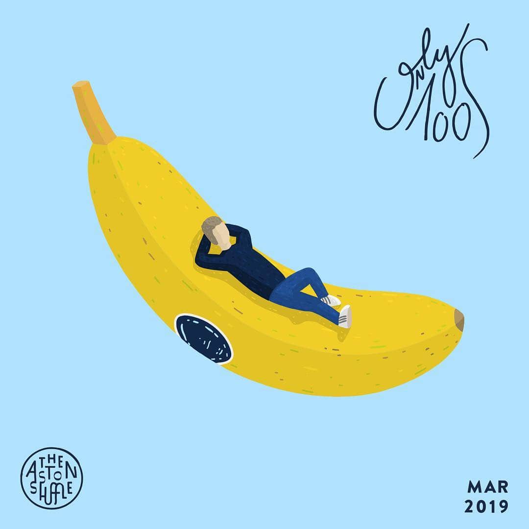 ジ・アストン・シャッフルのインスタグラム：「New @itsonly100s! So many great tunes this month! www.only100s.com #Only100s」