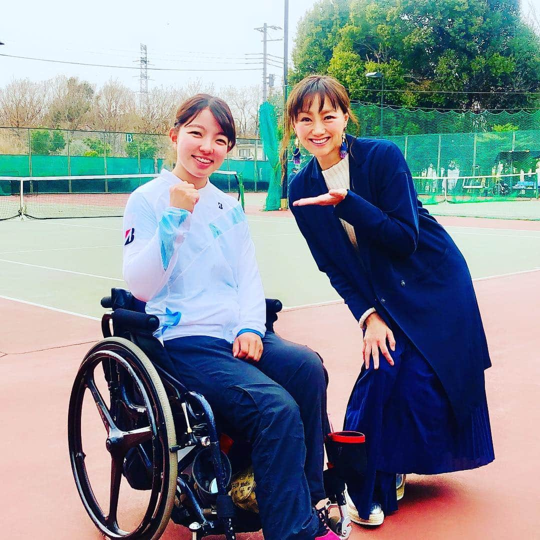 福島和可菜さんのインスタグラム写真 - (福島和可菜Instagram)「#注目の #アスリート #今日は #埼玉県 #狭山市 #車いすテニス #田中愛美 さん #世界ランキング #選手 #東京 #オリンピック #パラリンピック #tennis #2bound #ok #リスペクト #応援します #nack5 #ワカタス #インタビュー #若きアスリートの皆様に話を聴けて #刺激を受けます #カッコイイ #頑張れ #海外帰りの中 #ありがとう」3月29日 14時44分 - fukushimawakana