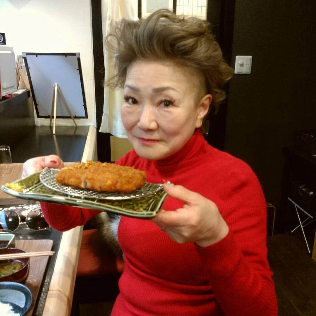 末成由美さんのインスタグラム写真 - (末成由美Instagram)「本町橋とんかつきゅうどう、肉がめちゃみちゃ美味しい‼️❤️」3月29日 14時44分 - yumisuenari