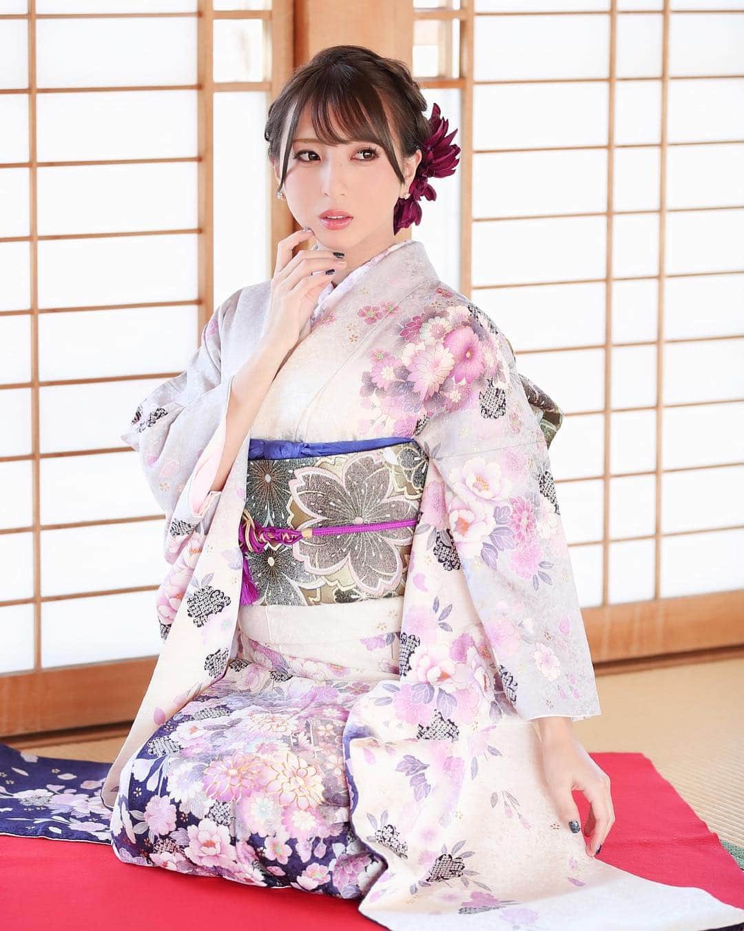 市川愛さんのインスタグラム写真 - (市川愛Instagram)「振袖👘💕 #kimono #japan」3月29日 15時06分 - pkmnai