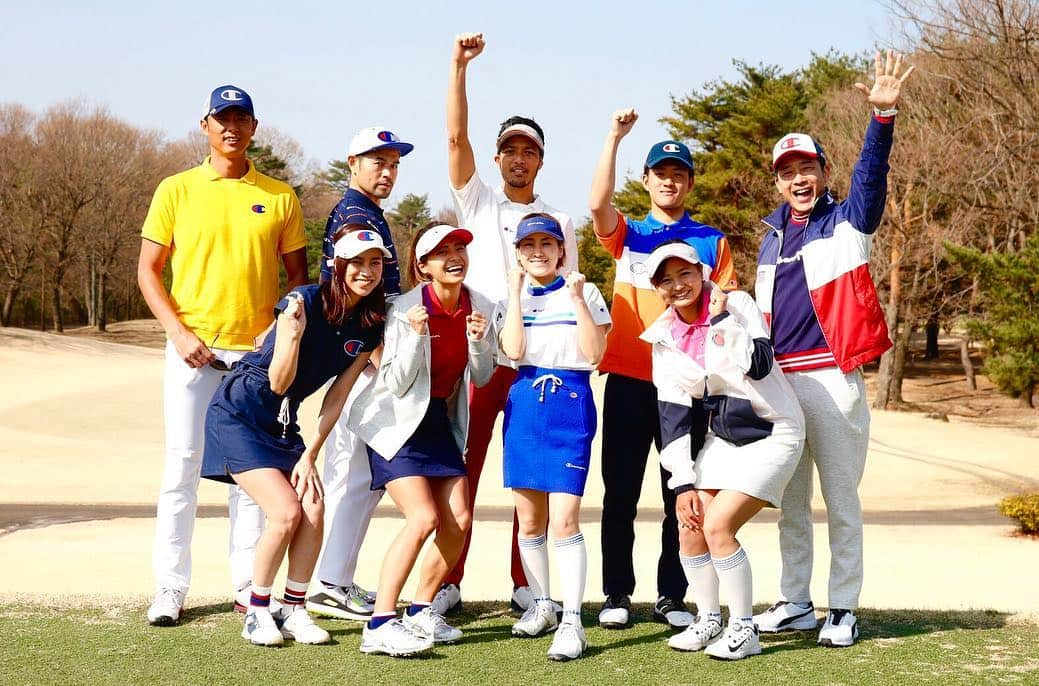 IMALUさんのインスタグラム写真 - (IMALUInstagram)「Champion @champion_japan さん主催のゴルフコンペに参加させていただきました⛳️ Championさんのコンセプトである"エンジョイゴルフ"に乗っかりましてほぼ初心者の自分でもコースをフルで楽しく回ることできました👍なかなかお会いできない皆様とChampionを着てワイワイ。Championのゴルフウェアかわいー。素敵な機会をありがとうございました🙏 #championjp #championgolf #チャンピオン」3月29日 15時43分 - imalu_0919