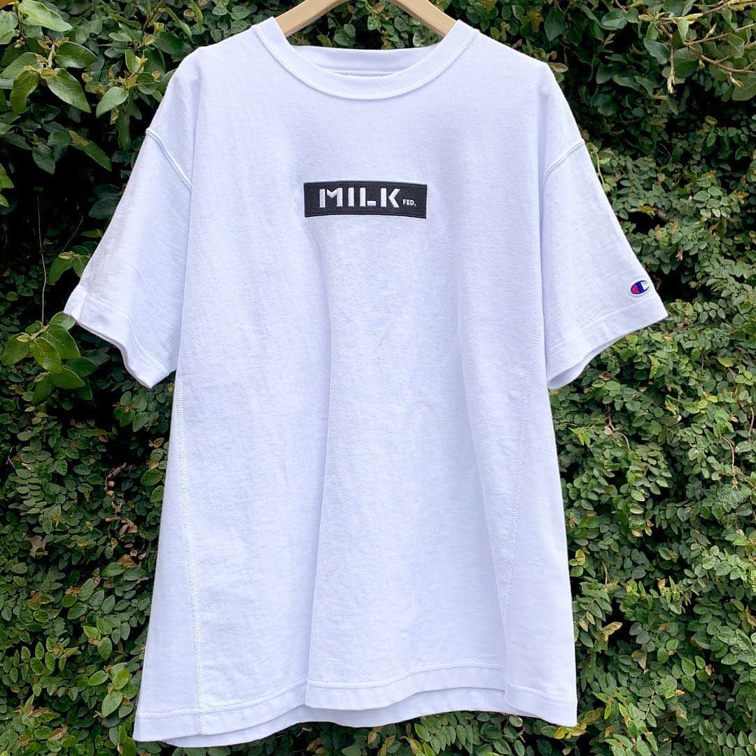 MILKFED.さんのインスタグラム写真 - (MILKFED.Instagram)「… … 毎年大人気の Championとのコラボアイテムが 本日発売！ BAR LOGO Tシャツは なんとカラバリ11色！！ お気に入りカラーを見つけてくださいね♡ … MILKFED. X CHAMPION S/S TEE BAR ¥6500＋TAX … … #milkfed #milkfedjp  #champion #tshirt」3月29日 17時05分 - milkfedjp