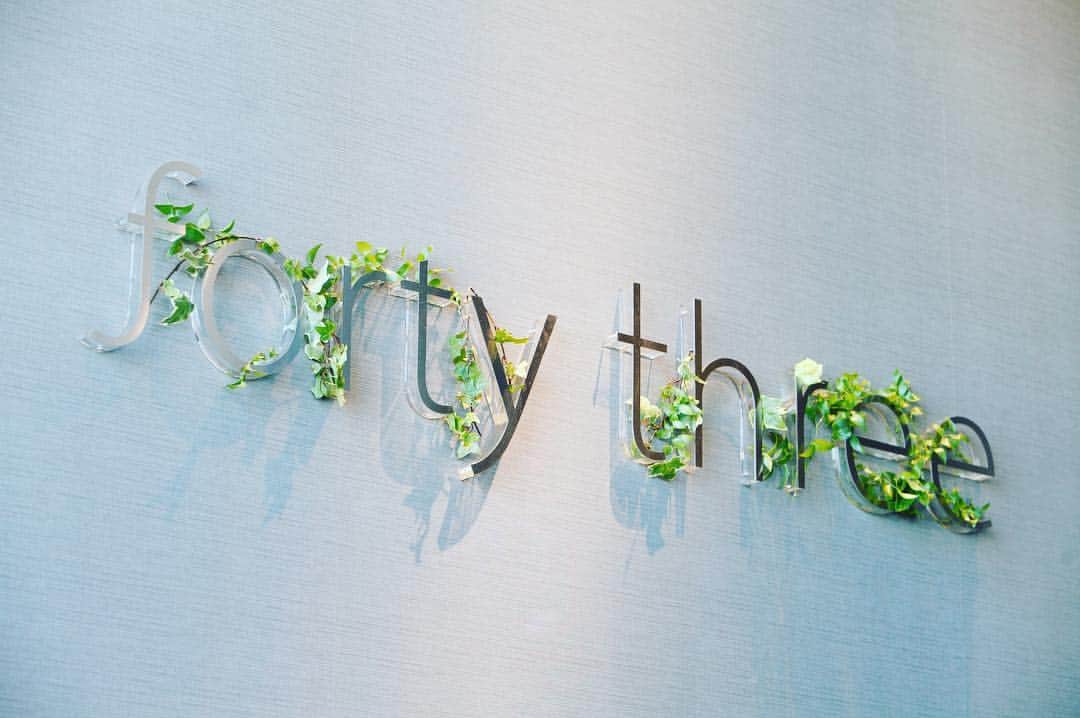 fortythree (フォーティースリー) のグルメインスタ