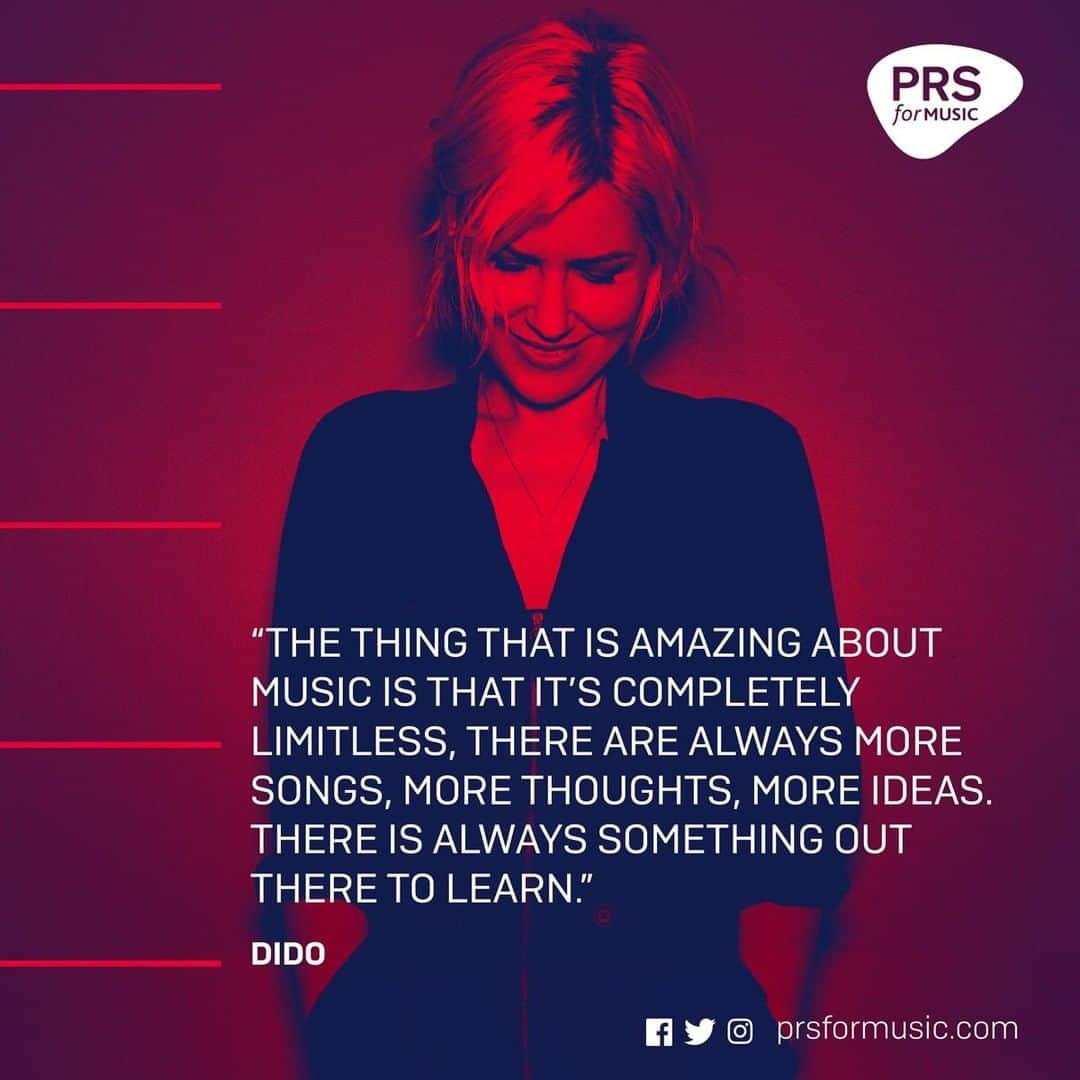 PRS for Musicさんのインスタグラム写真 - (PRS for MusicInstagram)「@dido 👏🎶 Read the interview now on m-magazine.co.uk #prstips #songwriting」3月29日 18時15分 - prsformusic