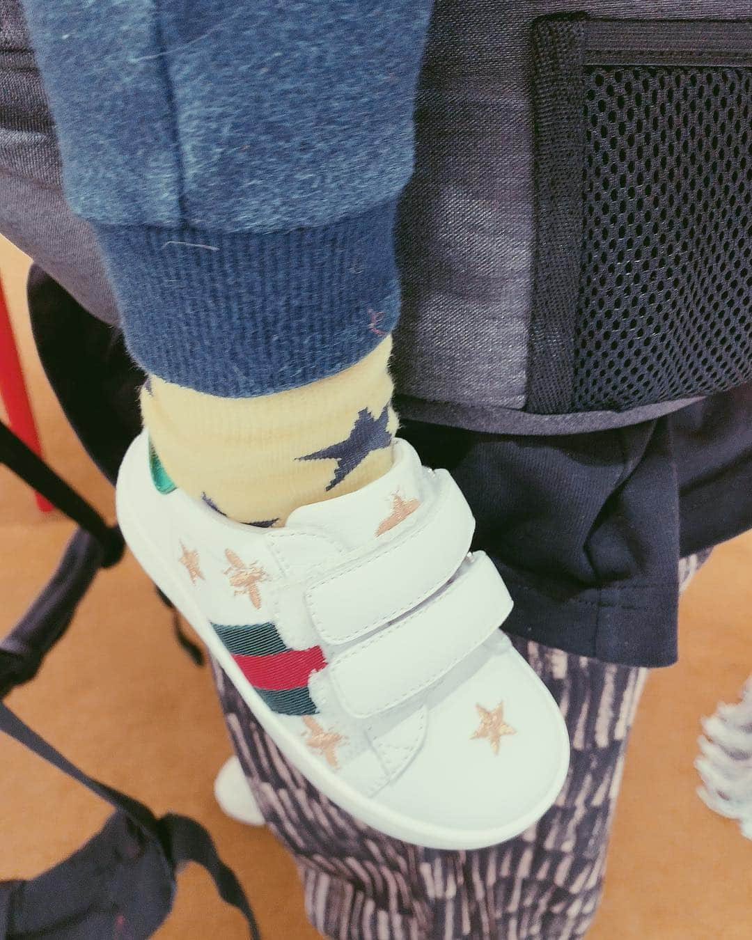 アレクサンダーさんのインスタグラム写真 - (アレクサンダーInstagram)「おちびーぬ GUCCIのスニーカー👟 買ってきたんだな ❤️ いいねー #gucci  #baby」3月29日 18時23分 - alexanderfriends