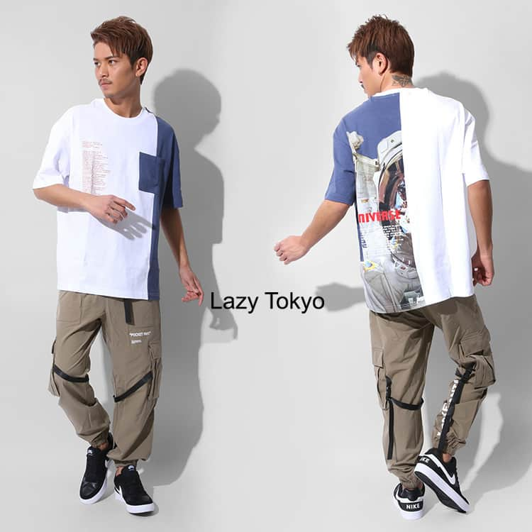 セレクトショップgameさんのインスタグラム写真 - (セレクトショップgameInstagram)「. Lazy Tokyo Half Switching Tシャツ、入荷しました！ 詳細⇒https://gamegame.jp/shopdetail/000000005529/ . 4,500 円 . ================================ InstagramプロフィールURLからSHOPにGO⇒ @game_official_info ================================ . #lazytokyo #MensFashion #Fashion #Tokyo #shibuya #harajuku #oversize #ootd #street #bitter #mensknuckle #ストリート #東京 #渋谷 #原宿 #メンズファッション #ファッション #ファストファッション #プチプラ #オーバーサイズ #ビッグサイズ #コーディネート #シンプル #お得 #安い #流行 #ビタ男」3月29日 18時25分 - game_official_info