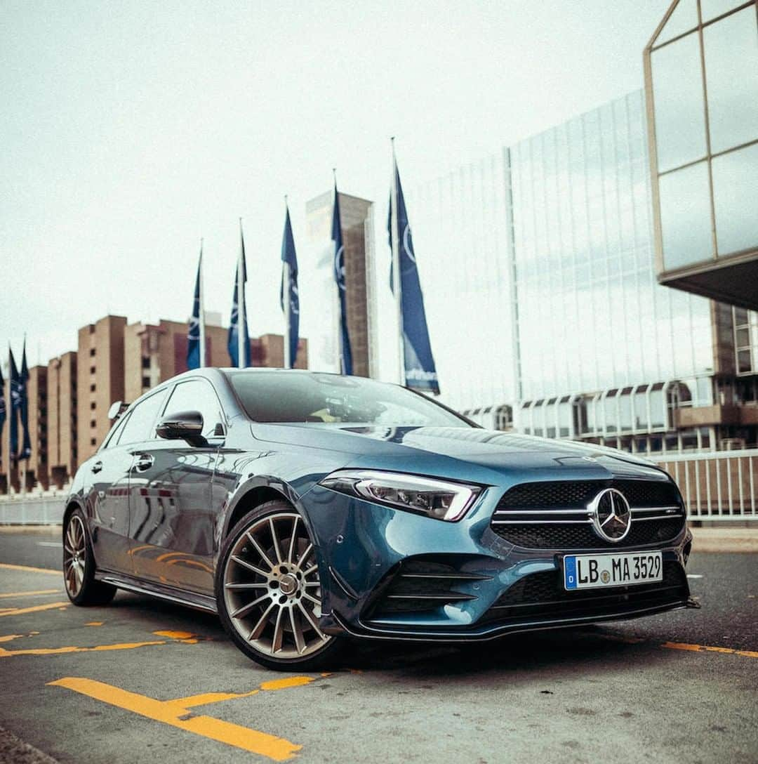 Mercedes AMGさんのインスタグラム写真 - (Mercedes AMGInstagram)「[Fuel consumption combined: 7.4-7.3 l/100km | CO2 emissions combined: 169-167 g/km]  Every angle of the new Mercedes-AMG A 35 4MATIC Edition 1 is breathtaking!  Photo: @mercedesbenz_de  #MercedesBenz #DrivingPerformance #A35」3月29日 19時00分 - mercedesamg