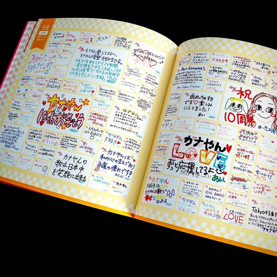 MATCH学園さんのインスタグラム写真 - (MATCH学園Instagram)「. 西野カナさんの『LOVE it Tour』ホールツアー版の直筆メッセージアルバムに続いて、全国アリーナツアー2018『LOVE it Tour ～10th Anniversary～』版がついに完成しました♪ アルバムに込められた、みなさんのカナやんへの“想い”、 お届けしてきます！ . これからもビタミン炭酸MATCHをよろしくお願いします。 . #ビタミン炭酸MATCH #MATCH学園 #西野カナ #カナやん #西野家 #LOVEit #LOVEitTour #思い出 #直筆メッセージ」3月29日 19時23分 - vitamin_match_official