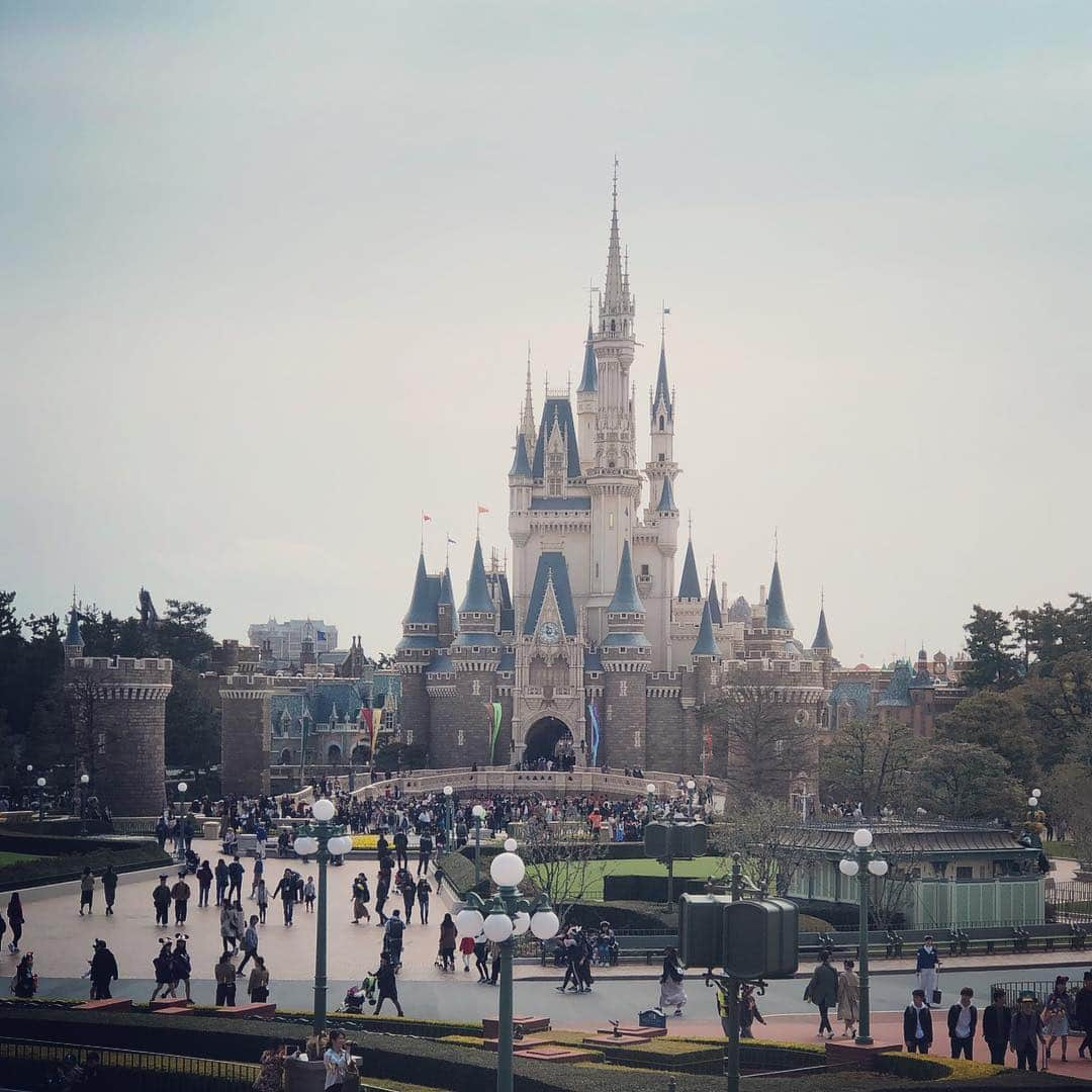 minminさんのインスタグラム写真 - (minminInstagram)「✴︎ Tokyo Disneyland✨  千葉に住んでいるので たまーにディズニーランドやシーに行きますが 春休みだったせいか凄い人でした〜😭 ・ 今回初めて乗った船と列車🚢✨ 夕方は空いててなかなか良かったです。  ご飯はいつもの北斎で。 娘が一番好きなレストランです。 人参が可愛かった〜✨ ・ 夜のパレードも新しくなっていて 朝から晩まで思いっきり遊びました。  あのシンデレラ城のプロジェクションマッピング 当たった人いますか？ いつの日か真ん前で見てみたいです😅  #ディズニーランド#東京ディズニーランド#TokyoDisneyland#レストラン北斎#春休み#ランチ #列車#船#名前なんていうの？#amiagram旅行記」3月29日 19時59分 - amiagram