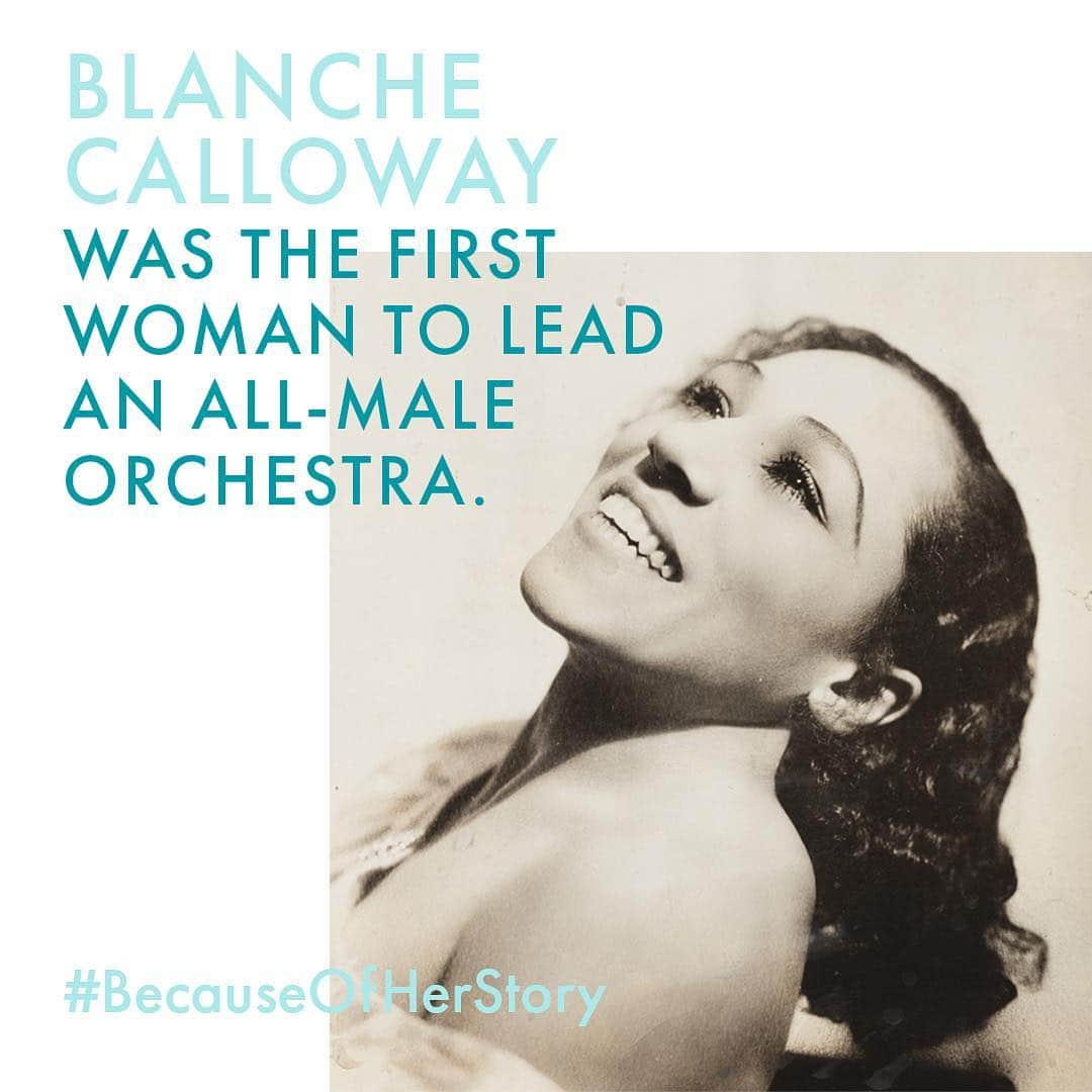 スミソニアン博物館さんのインスタグラム写真 - (スミソニアン博物館Instagram)「Blanche Calloway was more than a strong influence on her brother Cab. The jazz singer, composer and bandleader began her music career in the 1920s, working in Baltimore clubs and then performing in a national tour of an all-African American musical revue.  She put together Blanche Calloway and Her Joy Boys, which included young talent at the time like Louis Armstrong. In the 1930s, Blanche Calloway and Her Orchestra—which was all men—was considered one of the best groups in the country. She wrote “Rhythm in the River,” “I Need Loving” and “Growling Dan,” and recorded multiple pieces.  Calloway faced racism and sexism in the music industry and while on tour. She had to play for segregated audiences and when she performed in the same lively style that helped Cab succeed, it challenged the notions of how women should perform.  It became difficult for Calloway to make a living, and she left the stage. For the later decades of her life, she was active in civic causes while working as a disc jockey at a Florida radio station. This photo is in our @nmaahc's collection. ✨ Share this post to your Instagram Story to be part of #BecauseOfHerStory. #HiddenHerstory」3月30日 7時29分 - smithsonian