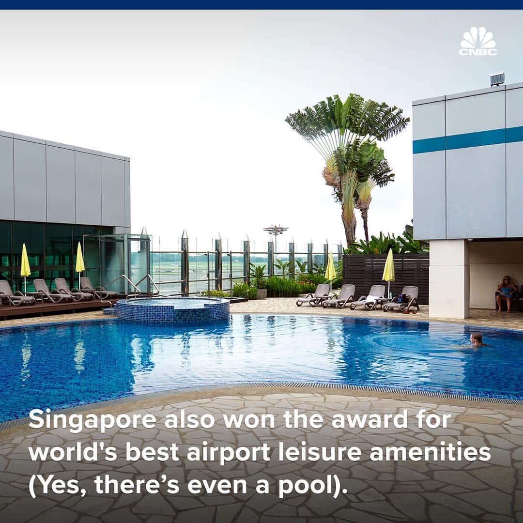 CNBCさんのインスタグラム写真 - (CNBCInstagram)「Asian airports dominated this year’s list of best airports, taking 6 of the 10 top spots.⁣⠀ ⁣⠀ Singapore’s Changi airport was voted the “world’s best airport” — for the 7th year running. Research firm Skytrax asked 13 million travelers to rate airports on data points like check-in, shopping and security.⁣⠀ ⁣⠀ Looks like Changi isn’t satisfied with being No. 1 — next month, the airport is opening a new development that features gardens, a hotel and 300 retail and dining facilities.⁣⠀ ⁣⠀ To read the rest of the list, click the link in bio.⁣⠀ ⁣⠀ *⁣⠀ *⁣⠀ *⁣⠀ *⁣⠀ *⁣⠀ *⁣⠀ *⁣⠀ *⁣⠀ ⁣⠀ #aviation #airlines #singapore #changi #airport #skytrax #vacation #travel #business #businessnews #cnbc⁣⠀ ⁣⠀」3月30日 7時13分 - cnbc