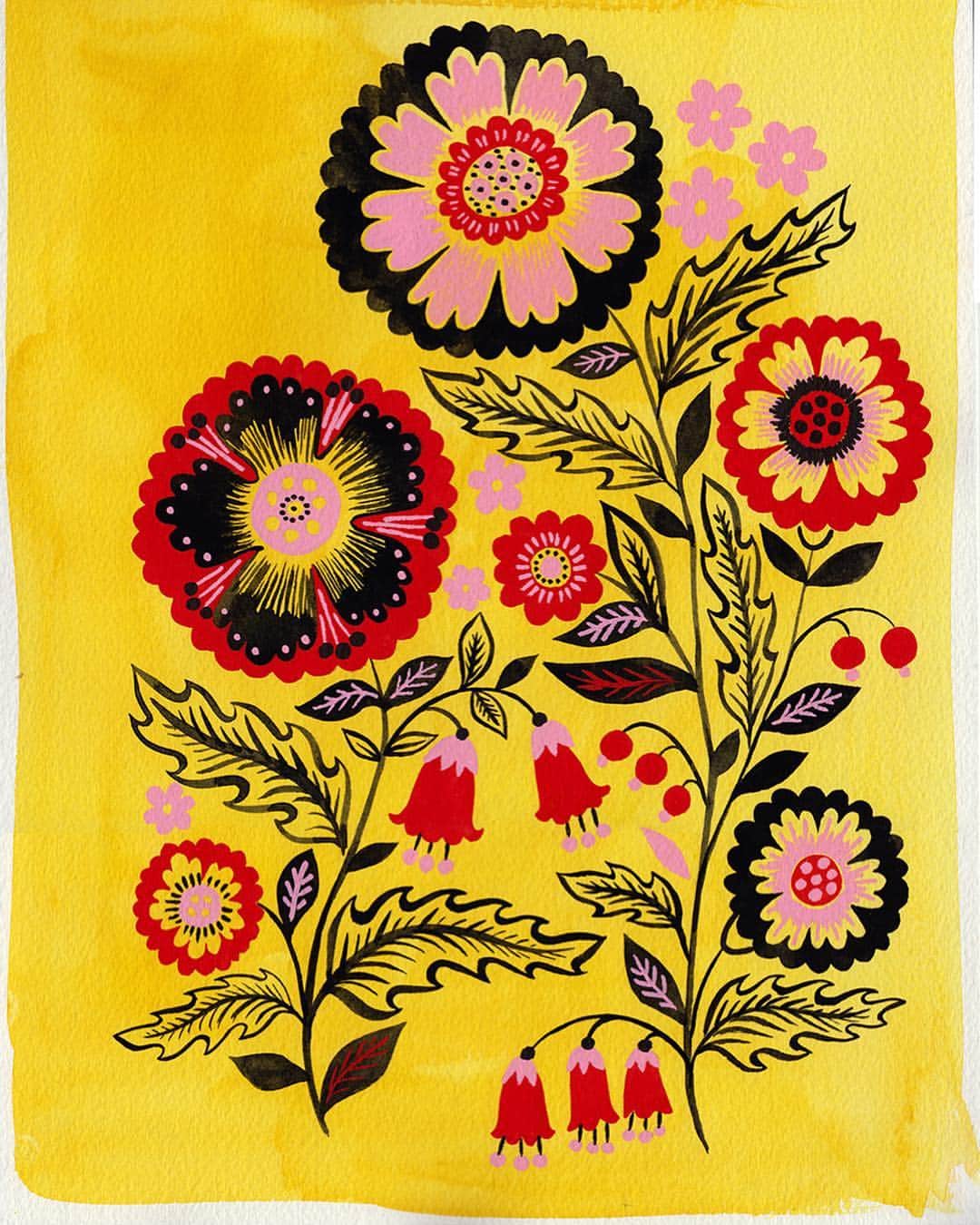 Dinara Mirtalipovaのインスタグラム：「Experimenting with yellow #mirdinara」