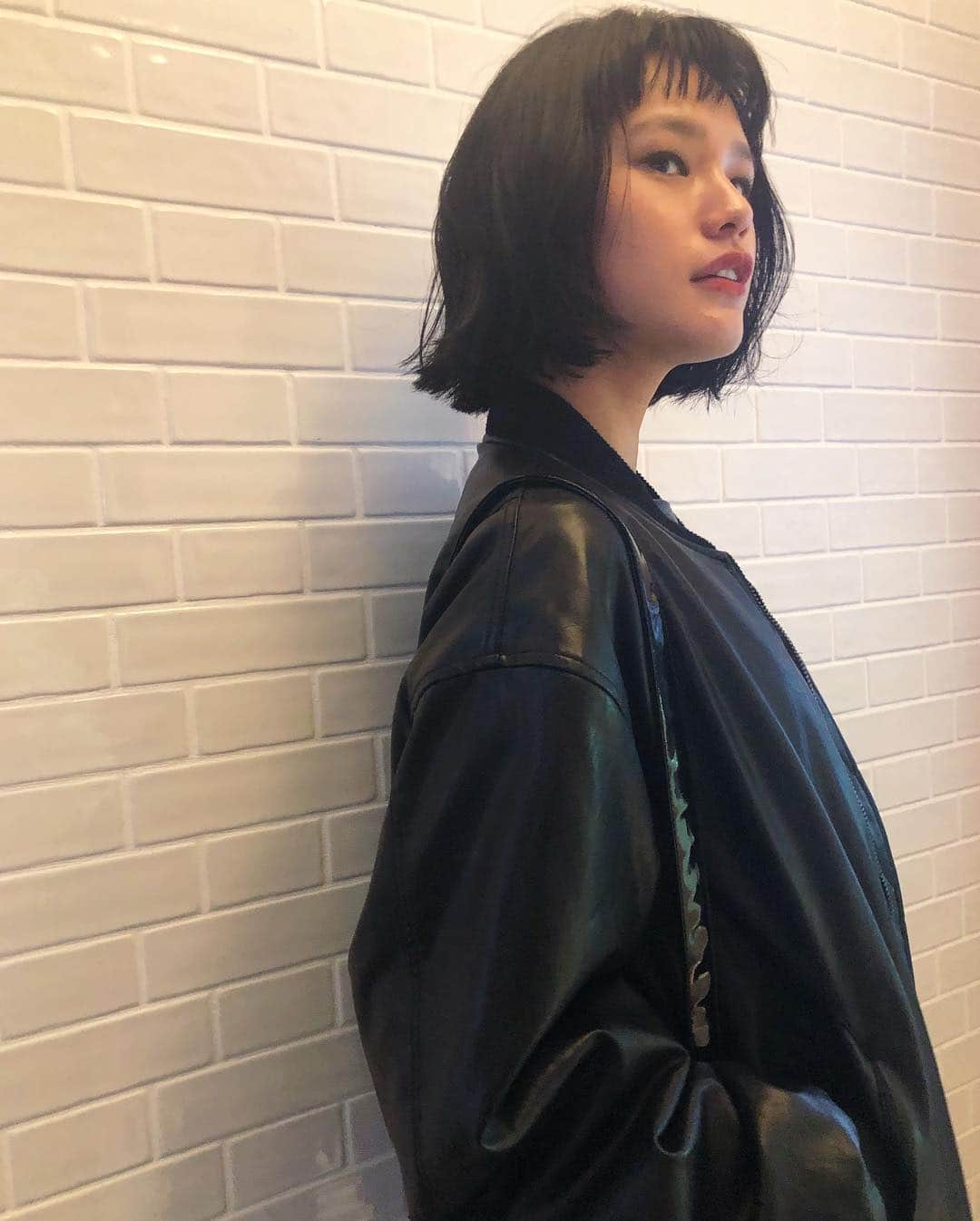 NASUさんのインスタグラム写真 - (NASUInstagram)「super daisuki❤︎ @lia_jp  ロングからバッサリカット おんまゆ✂︎ 귀여웡〜〜❤︎❤︎❤︎❤︎」3月29日 22時30分 - nasup