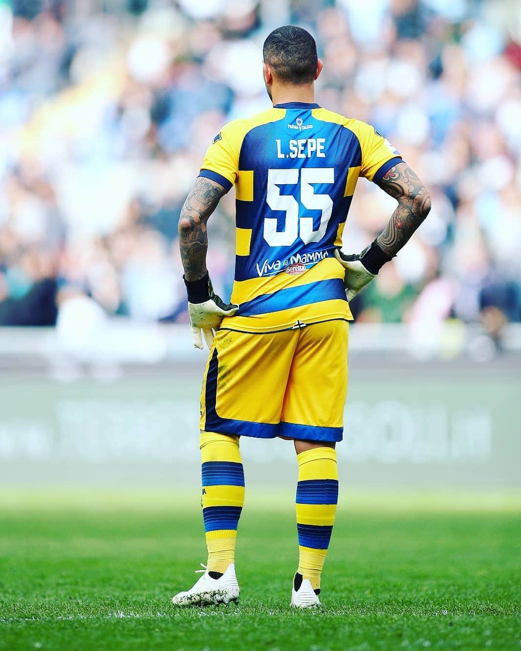 ルイージ・セーペのインスタグラム：「Pronti a riprendere il nostro cammino...@parmacalcio1913 @seriea」