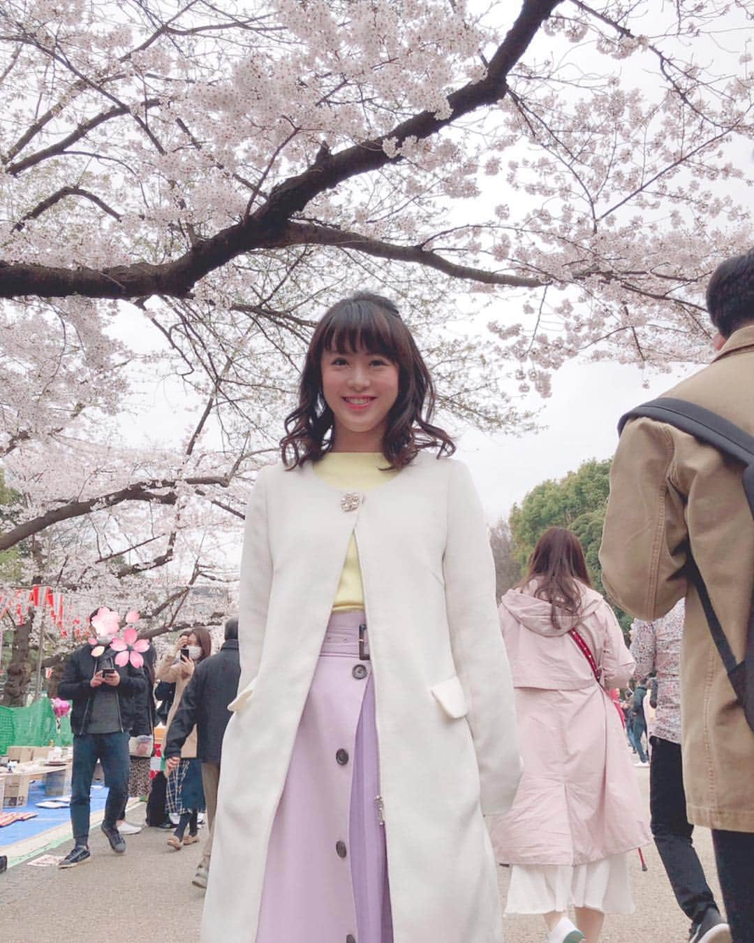 藤本真未さんのインスタグラム写真 - (藤本真未Instagram)「上野公園のさくら通りから中継でした🌸🌸 満開のソメイヨシノ✨美しかったです☺️ * インタビューさせていただいた皆さま、 盛り上がっていたなあ😆🍺 楽しい会の最中に、ご協力ありがとうございました✨ * 載せたい写真がたくさんたまっています… ゆっくりupします🙋‍♀️ * #TOKYOMXNEWS #TOKYOMX #東京MX #中継 #イブニングライブ #上野公園 #上野恩賜公園 #さくら通り #桜 #さくら #サクラ #ソメイヨシノ」3月29日 22時51分 - manamifujimoto108