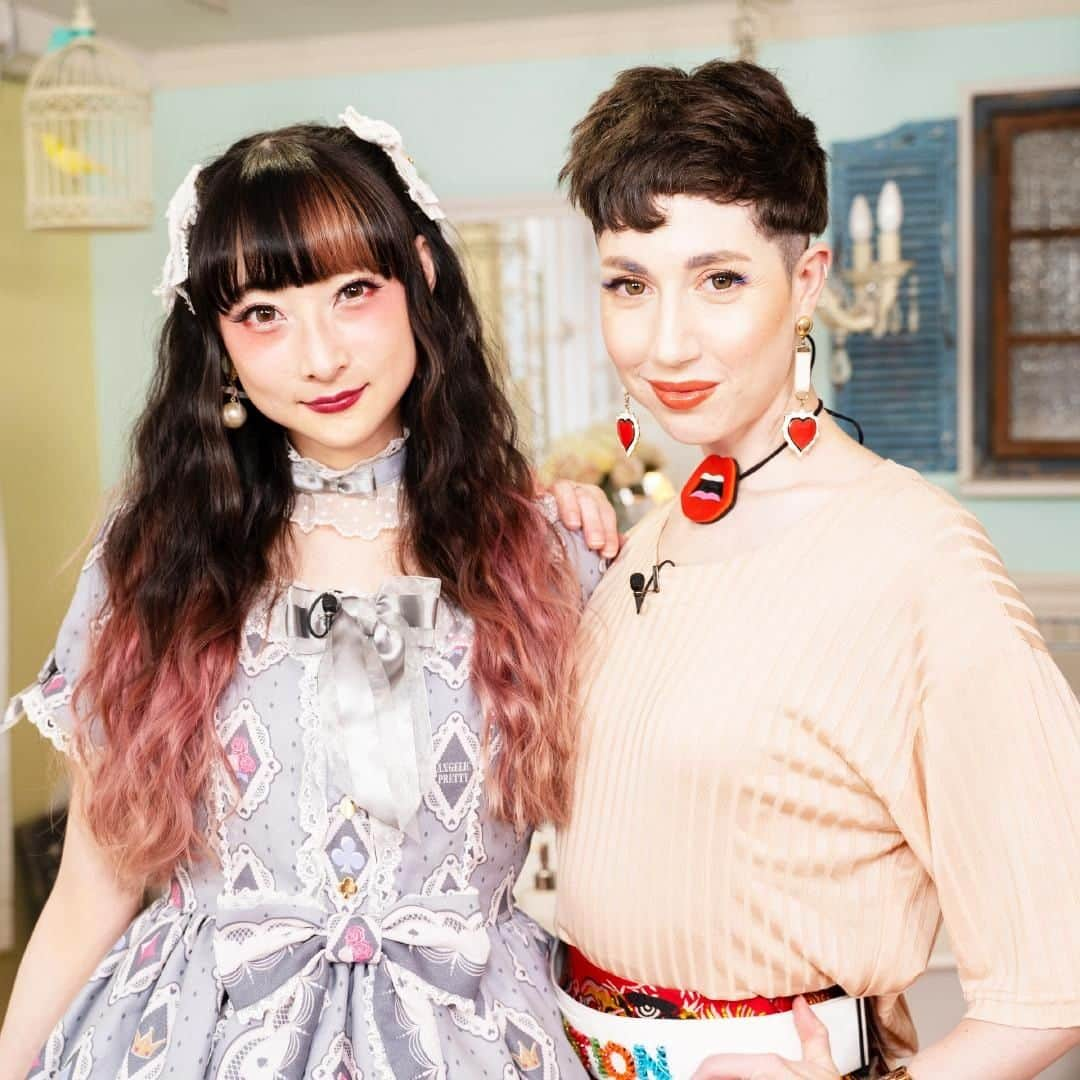 Kawaii.i Welcome to the world of Tokyo's hottest trend♡ Share KAWAII to the world!のインスタグラム：「★BEAUTIES ON BEAUTY★  It’s not exactly a secret that our MCs, @MishaJanette and @RinRinDoll, are beautiful. They also share a love of makeup and innovative design. Now, put those together and that’s what you’ll see in our encore presentation of 「J-Beauty Makeup: Transformation & Technology」You’ll also see the ladies test out some of the newest beauty-tech in Japan! This is a win-win situation! Click the link in our bio (@kawaiiiofficial) to watch this episode, and many more, free of charge and On-Demand! You know you want to! 。 。 。 #nhkkawaii #kawaiimakeup #makeup #beauty #tokyomakeup #japanesemakeup」