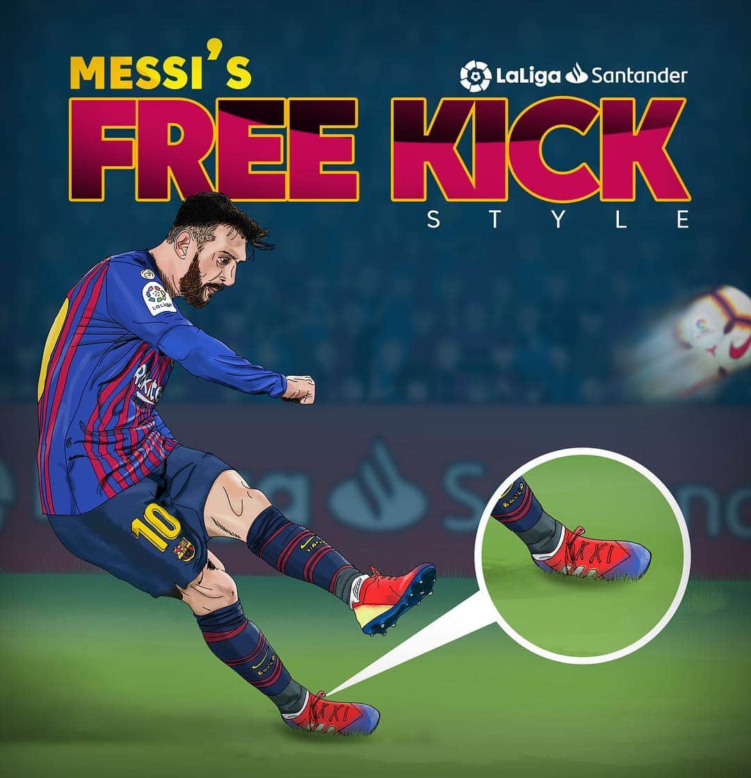 LFPさんのインスタグラム写真 - (LFPInstagram)「Exclusive to @leomessi. 👑 • #Messi #Barça #Freekicks #LaLigaSantander #LaLiga #Football #Soccer」3月29日 23時10分 - laliga