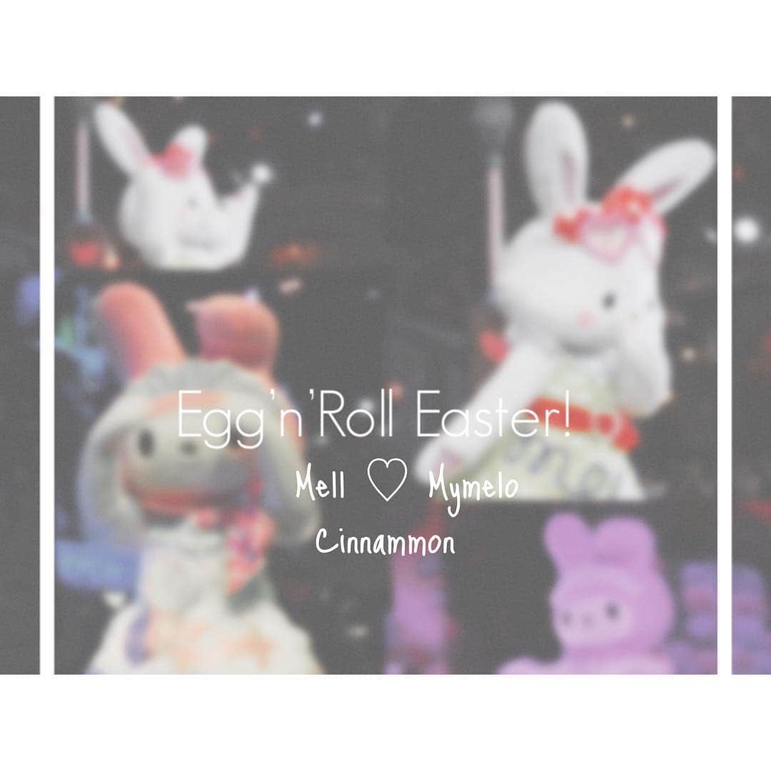 野崎夏帆のインスタグラム：「SANRIO PUROLAND👑﻿ ﻿ ﻿ Egg’n’Roll Easter! ❣️﻿ マイメロのとんとん可愛い🤭﻿ ﻿ ﻿ #sanrio﻿ #sanriopuroland ﻿ #mymelody﻿ #wishmemell﻿ #cinnamonroll﻿ #eggnrolleaster﻿ #camera #イースターパレード﻿ #マイメロ﻿ #メル﻿ #シナモン﻿ #サンリオピューロランド #ピューロアンバサダー﻿﻿ #kawaii」