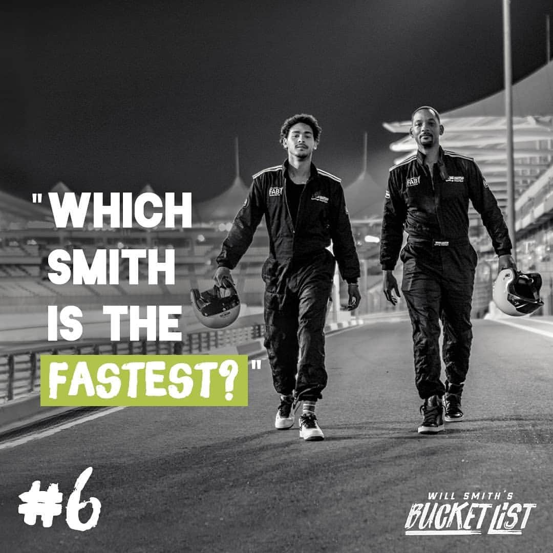 ウィル・スミスさんのインスタグラム写真 - (ウィル・スミスInstagram)「Ready? Set? GO! Watch @WillSmith race against son and supercar lover, @TreySmith0011. Which Smith is the fastest? Find out in the new episode of #WillSmithsBucketList, featuring @LewisHamilton!」3月30日 1時04分 - willsmithsbucketlist