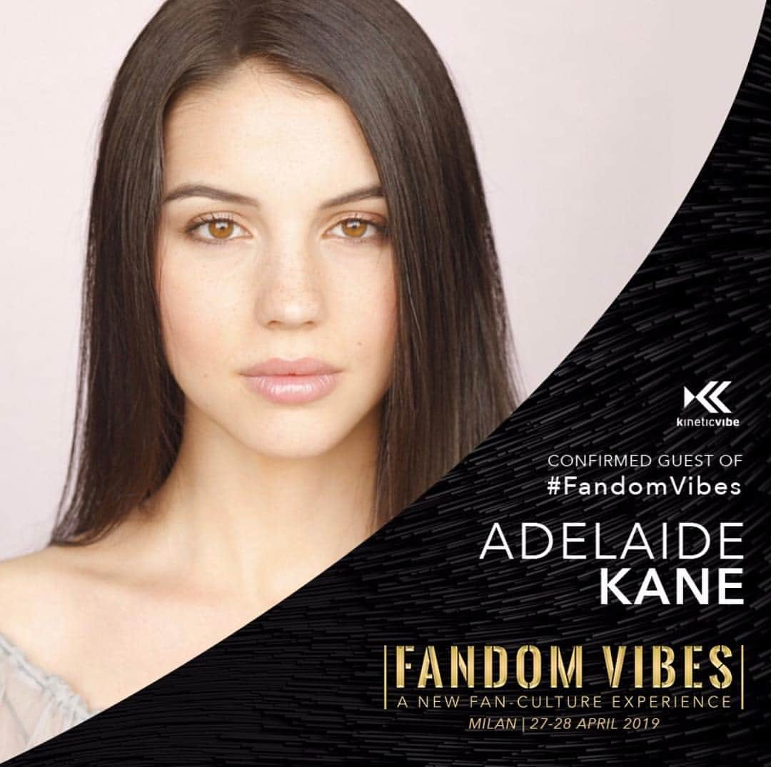 アデレード・ケインさんのインスタグラム写真 - (アデレード・ケインInstagram)「Get at me Milan!!! April 26-28th with #fandomvibes 💃🏻💃🏻💃🏻」3月30日 2時27分 - adelaidekane