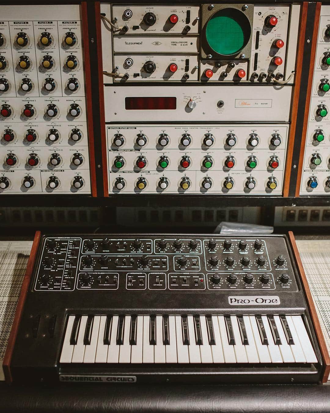 Red Bull Music Academyのインスタグラム：「Sequential Circuits Pro One at @nmc_canada — 📷 Mike Tan #sequentialcircuits #proone #synthesizer」