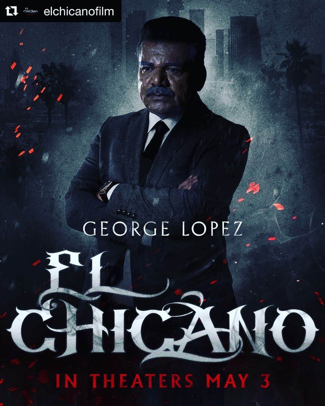 ジョー・カーナハンさんのインスタグラム写真 - (ジョー・カーナハンInstagram)「@georgelopez is dynamite in this movie. Unlike anything you’ve ever seen him do. #elchicano  Sometimes, you need more than the law. @GeorgeLopez stars as Captain Gomez in #elchicano, in theaters May 3.」3月30日 3時33分 - carnojoe