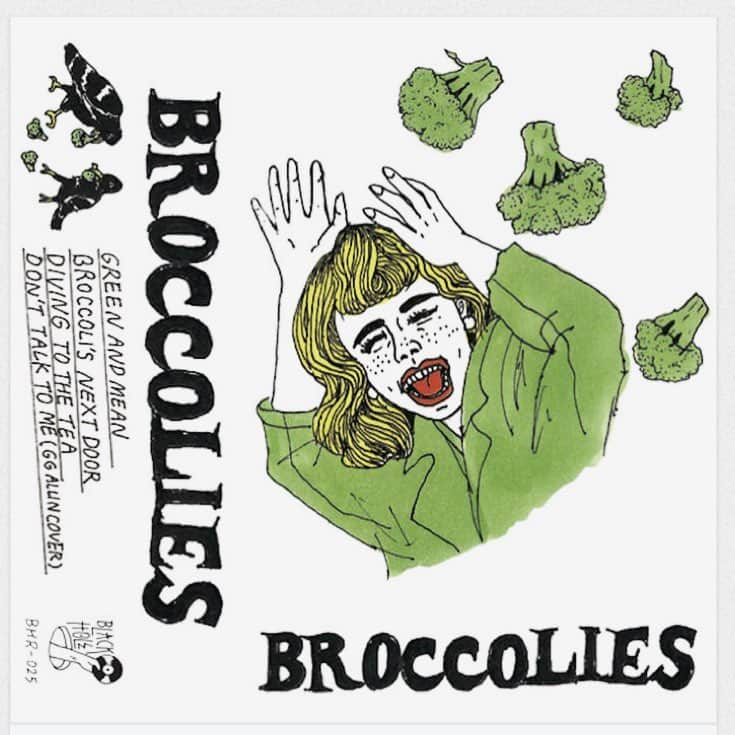 Helmet&Underground RIKOさんのインスタグラム写真 - (Helmet&Underground RIKOInstagram)「[BHR-025] BROCCOLIES - 4 songs cassette tape  昨年春、友達のSammyが日本に遊びに来ていた時に結成したバンド "BROCCORIES"の初音源が BLACK HOLEよりcassette tape & Bandcampでリリースされました。 NobunnyではドラムのSammy、Bassを弾いています。 GG ALLINのcoverを含む4曲 ぜひご視聴いただけたら嬉しいです🥦 (cassette tapeの詳細は後日)  bass: Sammy(Nobunny etc.) guitar: Miki(Smokebees, Minor Toast etc.) percussion: Mayumi(Bibide Babide bakery) drums:Riko(Minor Toast etc.) #broccolies#broccoliesband #helmetundergroundandriko #rikohelmetcoverart」3月30日 3時48分 - rikohelmet