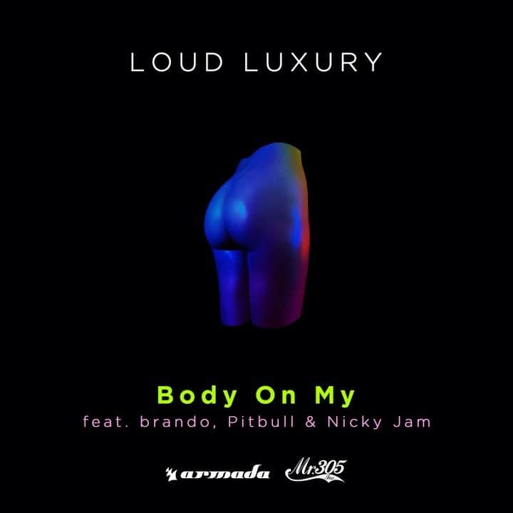 ピットブルのインスタグラム：「The new remix to one of the hottest tracks of the year is here! “Body On My” by @LoudLuxury featuring @NickyJamPR and yours truly, out now! Turn this one all the way up… dale! (link in bio)」