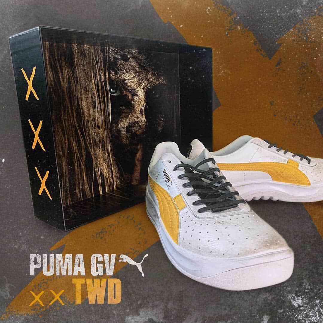 The Walking Deadさんのインスタグラム写真 - (The Walking DeadInstagram)「Want to win a pair of Alexander John's @Puma GV Special #TWD sneakers from @footlocker? All you have to do is… 1) Follow @amcthewalkingdead and @footlocker on IG  2) Tag 2x friends with the hashtag #TWDSneakSweeps in the comments 3) Check out the link to the rules in bio」3月30日 5時21分 - amcthewalkingdead