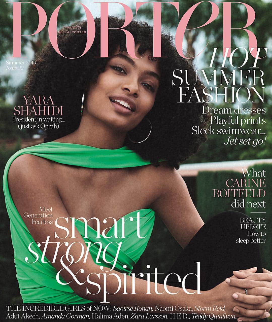 Just Jaredさんのインスタグラム写真 - (Just JaredInstagram)「@yarashahidi looking gorgeous as usual in her new cover shoot for @portermagazine. Head to JustJared.com for more pics and to hear what she had to say about her black and Iranian identities. #YaraShahidi #Porter #PorterMagazine #NetAPorter Photos: @cassblackbird / @portermagazine」3月30日 5時30分 - justjared