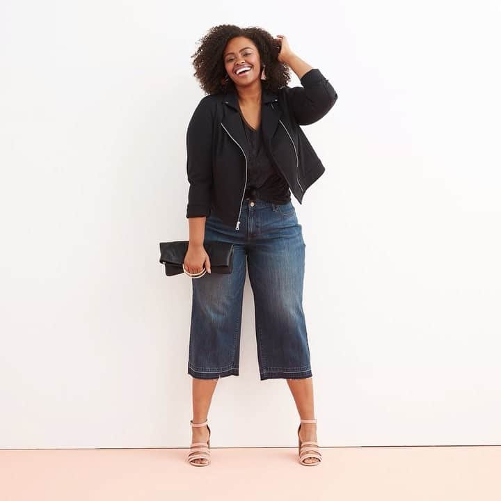 ロック&リパブリックのインスタグラム：「The EVRI wide leg crop is for every day—and every occasion! Shop our new women's plus collection now only at Kohl's.」