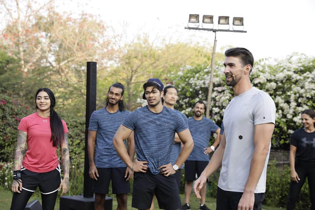 マイケル・フェルプスさんのインスタグラム写真 - (マイケル・フェルプスInstagram)「Had an amazing time helping launch the first @underarmourind Brand House in New Delhi and working out with some local athletes. #IndiaWill #WEWILL #cantwaituntilicomeback」3月30日 5時45分 - m_phelps00