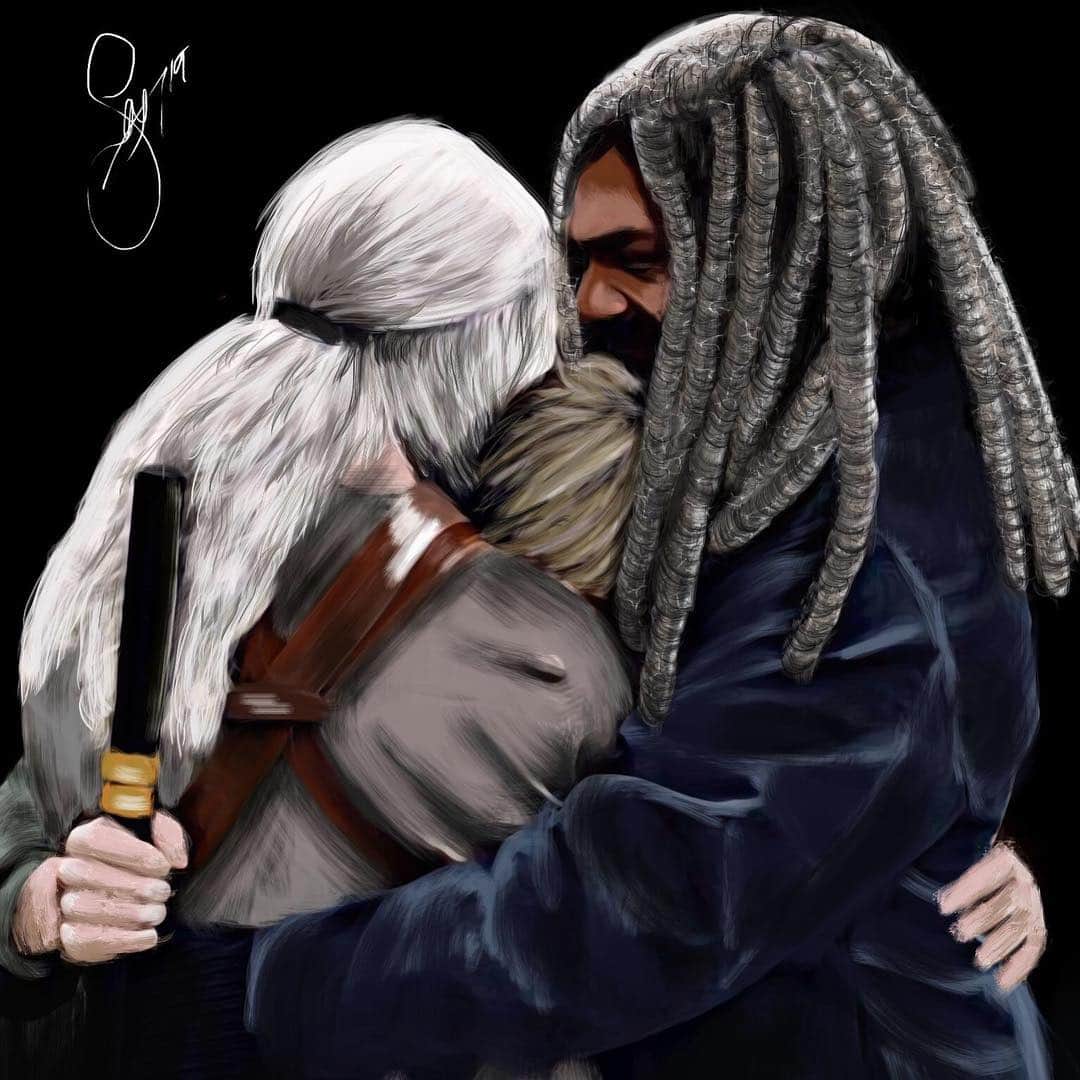 The Walking Deadさんのインスタグラム写真 - (The Walking DeadInstagram)「This week's #FanArtFriday may make you feel things. Thanks to fan @tiltedtripod1 for this family portrait. #TWD」3月30日 5時56分 - amcthewalkingdead