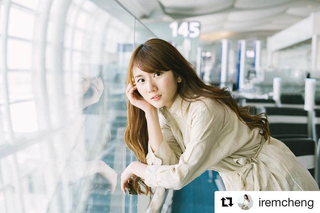 GU TAIWANさんのインスタグラム写真 - (GU TAIWANInstagram)「#Repost @iremcheng ・・・ 我的機場時尚✈️ 來日本最適合穿簡單的衣服 搭飛機時也建議可以穿寬鬆的衣服，這樣坐飛機會比較舒服！ 另外也很推薦我的機上必備小物：水壺和眼罩 在空中特別乾燥缺水，如果隨身有水壺的話可以隨時補水💦戴上眼罩會特別好睡唷😪  ootd || @gu_taiwan - GU 從3/29開始在板橋大遠百的8F正式開幕🎉200多坪一定超好逛！我自己也很常穿GU的衣服，百搭又很平價！ - #0329GU板橋大遠百新店開幕一起來 #GU樂享時尚新樂園 #多款時尚亞麻領先全球 #YOURFREEDOM自由煥然一新」3月30日 11時32分 - gu_taiwan