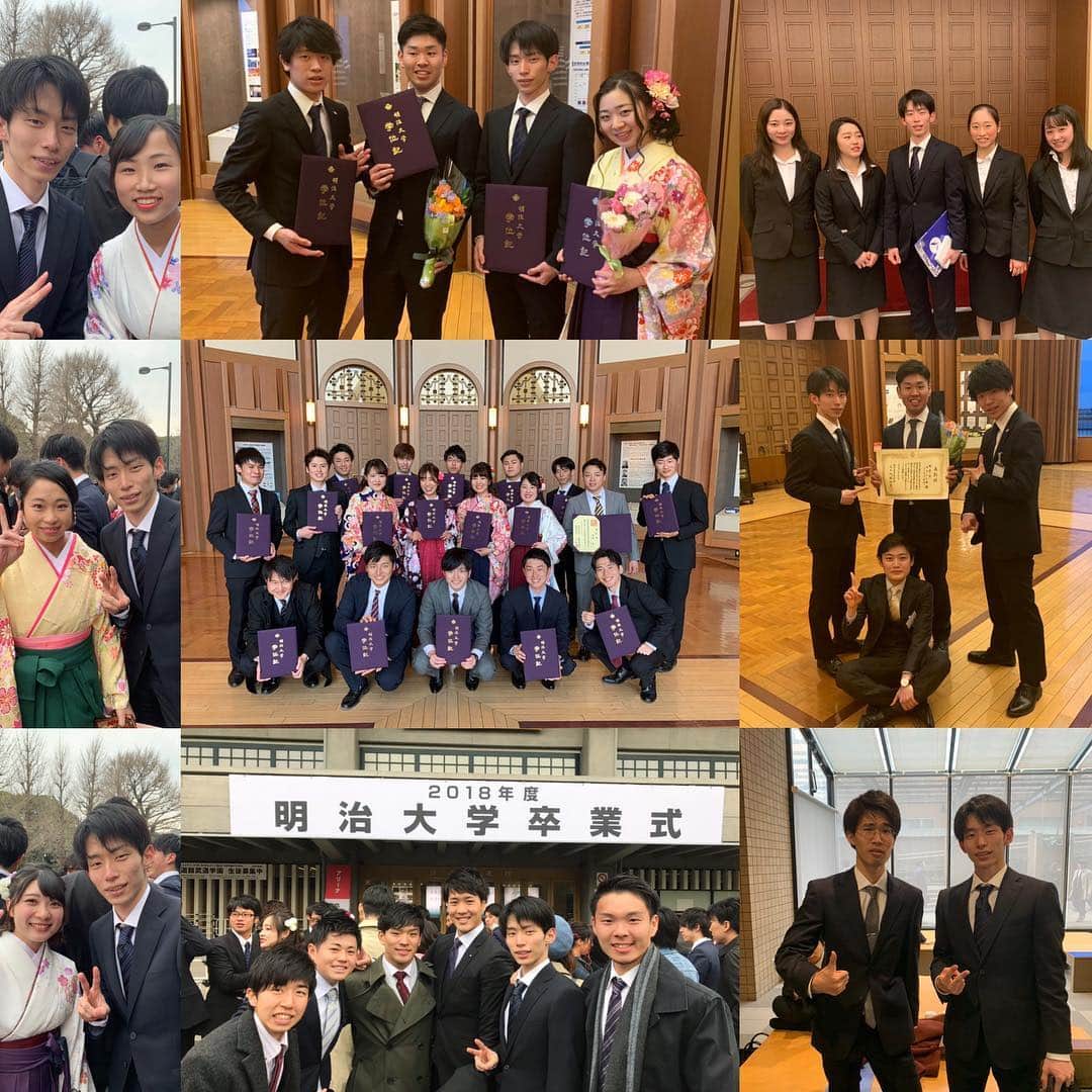 梶田健登のインスタグラム：「中学で明大中野に入ってから始まった、10年間の明治生活。 ついに卒業しました！ 大学に進学してからもずっと応援してくれてありがとう！ #やっぱり明治がナンバーワン」