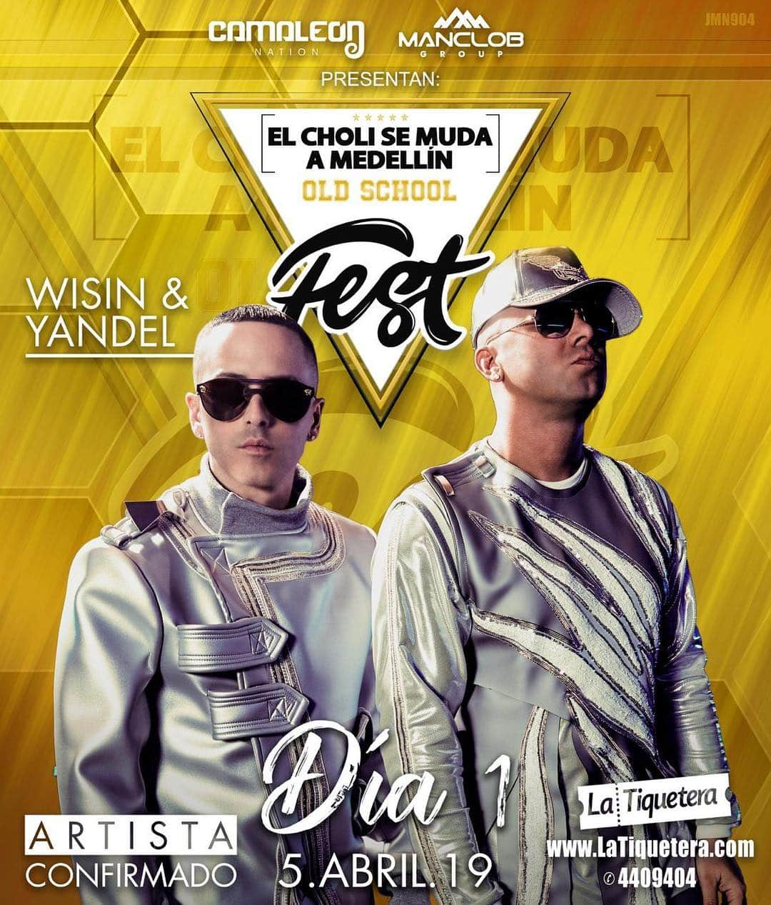 ウィシン&ヤンデルさんのインスタグラム写真 - (ウィシン&ヤンデルInstagram)「Medellin nos vemos este 5 de abril! #Wisin #wisinYyandel #Yandel」3月31日 2時08分 - wisinyyandel