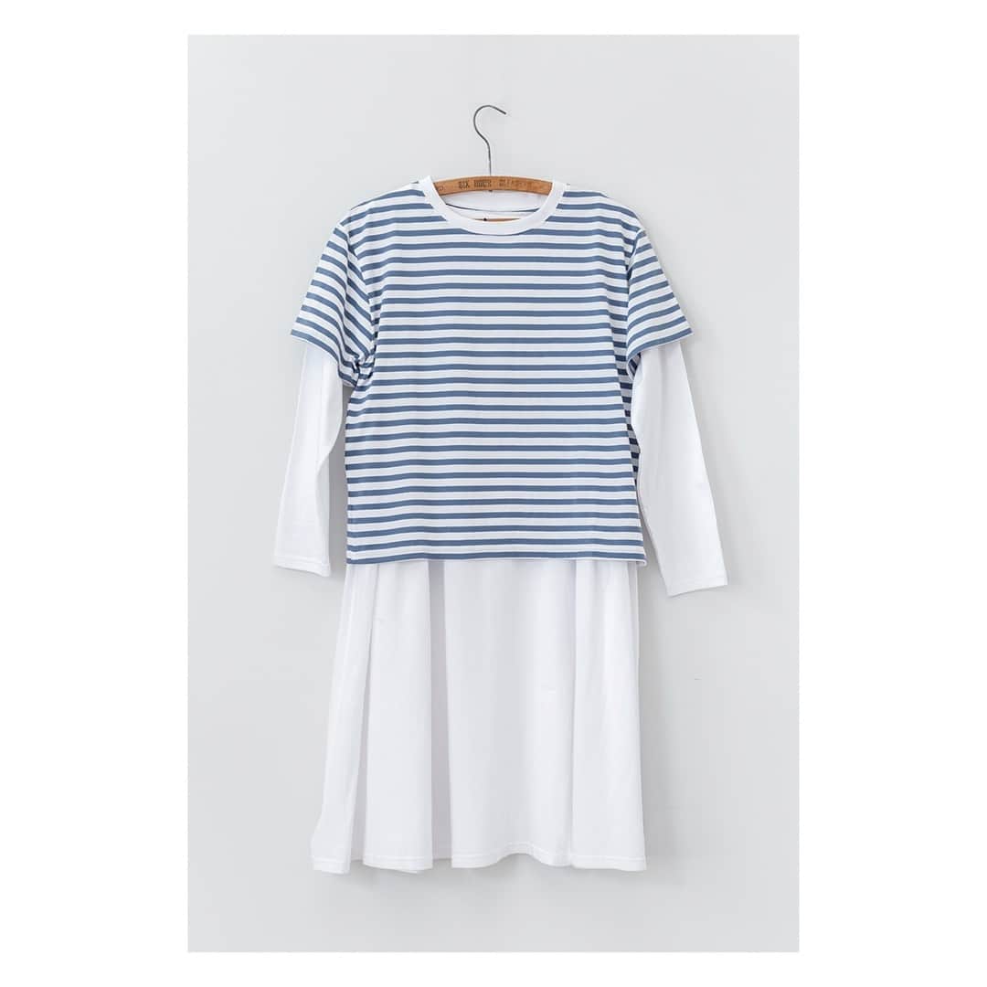 キャベジズ&ローゼズのインスタグラム：「We have the blues…and whites 💙The perfect outfit for sunny days. Tap to shop Amelie in white and head over to the website of @officialshabbychic to pick-up Terrence. The perfect outfit for sunny days ☀️🌸#thehappiestcollaboration #greenfashion #organiccotton #bluestripes #whitedress #shabbychicliving #organiccotton #shabbylovescabbagesandroses #cabbagesandroses #cabbagesandrosesfashion @christina_strutt @cabbagesandroses_shop」