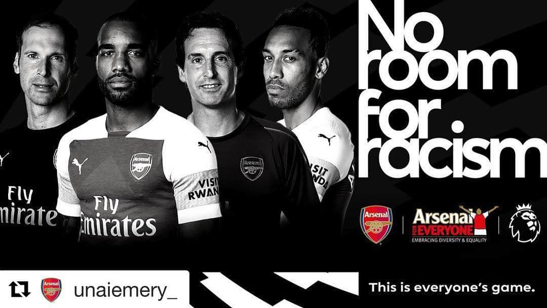 アーセナルFCさんのインスタグラム写真 - (アーセナルFCInstagram)「#Repost @unaiemery_ ・・・ So proud to be a member of the @arsenal family that welcomes everybody and brings people together through respect and a love of football. See you on Monday everyone! #arsenalforeveryone」3月31日 2時01分 - arsenal