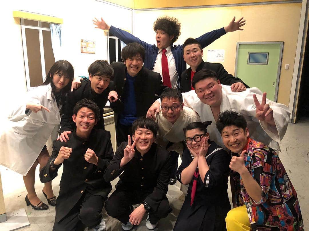 カバのインスタグラム：「‪先日の吉本新喜劇2029沢山のお客さん、ありがとうございました！柔道部員やらせてもらいました！また宜しくお願いしますー！‬ . #吉本新喜劇 #2029 #柔道部員 #ネイビーズアフロ」