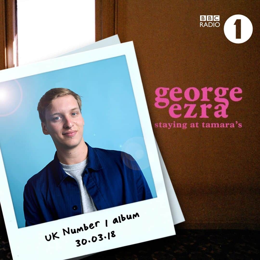 BBC Radioさんのインスタグラム写真 - (BBC RadioInstagram)「☀️ A year ago today @george_ezra's album 'Staying at Tamara's' went to UK Number 1 & was pretty much the soundtrack of the summer ☀️ Which is your favourite song from the album? 😎」3月30日 18時29分 - bbcradio1