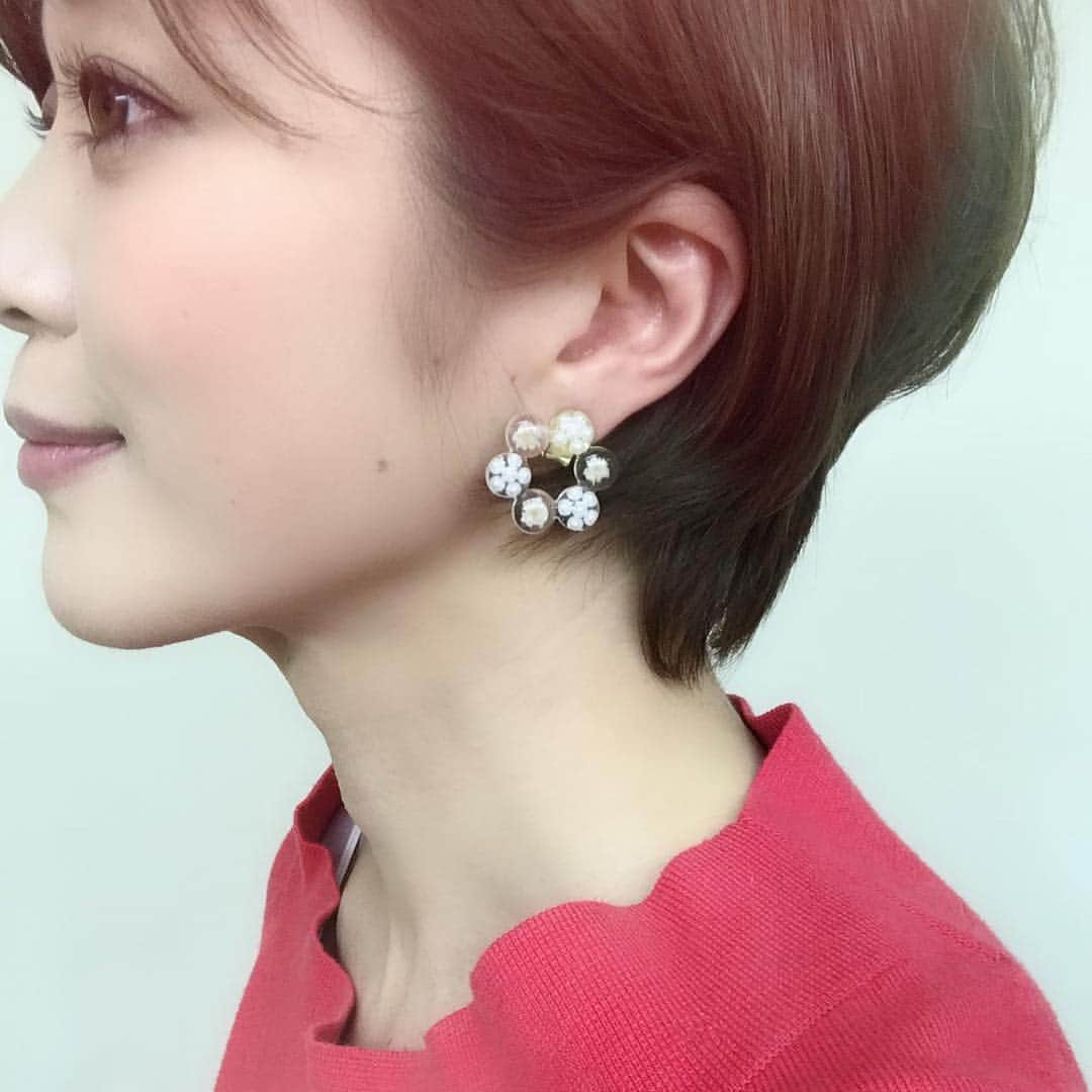 葛巻舞香さんのインスタグラム写真 - (葛巻舞香Instagram)「Earrings of  white flowers🌼  #whimk#handmade#handmadeaccessory#ハンドメイドアクセサリー#白い花#春#可愛い#小花#ドライフラワー#パール#細かいこだわり#作家さんから直接購入#❤️#袋も可愛い#大事にします」3月30日 18時40分 - maika.kzm