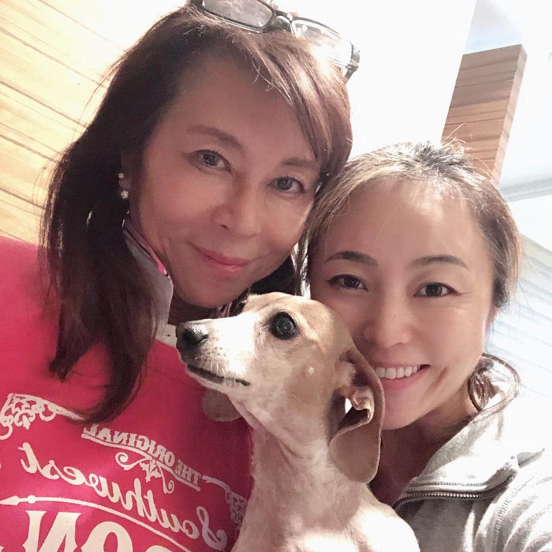 のインスタグラム：「またマミーにきなこ🐶ラチられた😭 今日は1人寂しくNetflix DAY📺 母からもらったイタリア土産❤️ かなりレアな歯ブラシ、スパイス、白トリュフオイル、おやつ❤️ #イタリア土産 #母と娘 #美容アンチエイジング専門医 #黒田愛美」