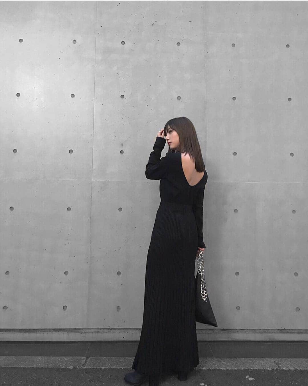のインスタグラム：「せなか❤︎❤︎❤︎ お花見コーデだよ🌸 WEARに詳細のせてるよ☺︎ . #LEANN#leannofficial#リーン」